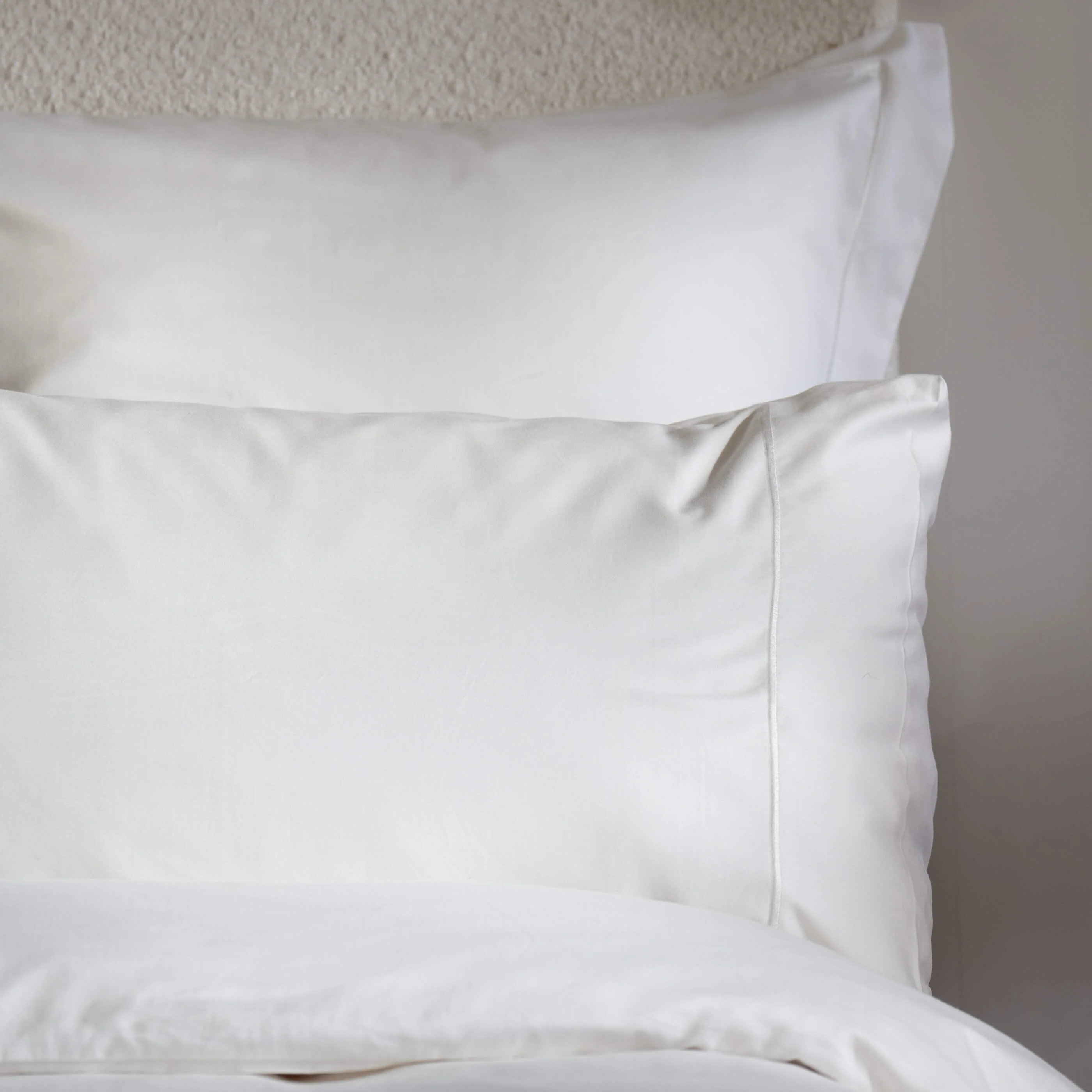White 400 Thread Count Egyptian Cotton 40cm Deep Fitted Sheets - Image 4