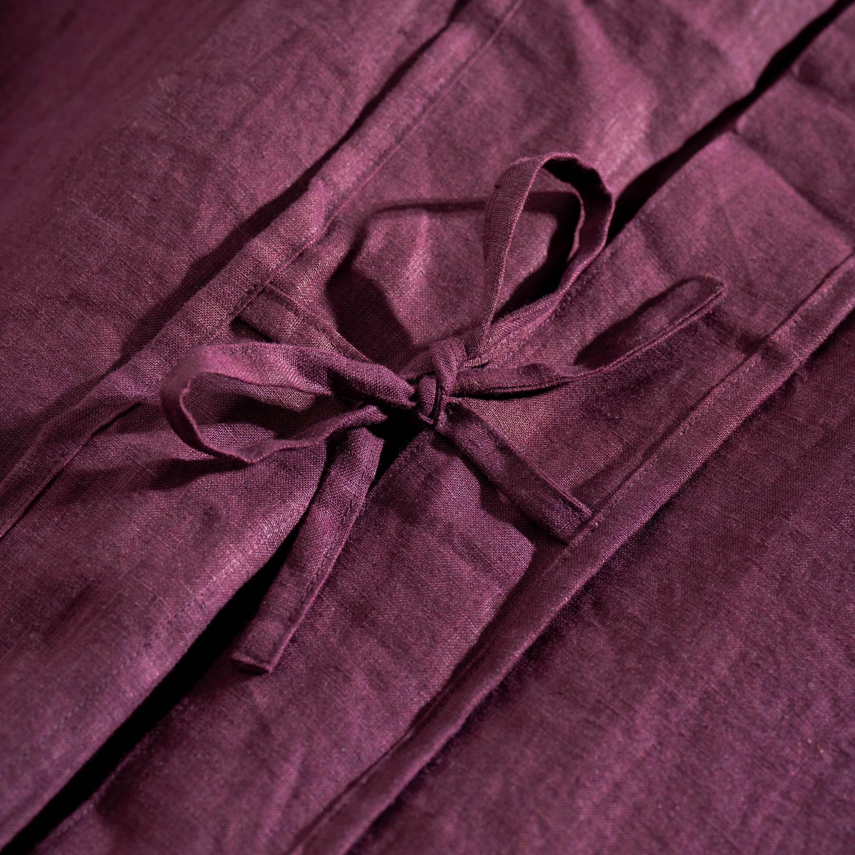 Aubergine French Linen Bed Sets - Image 3