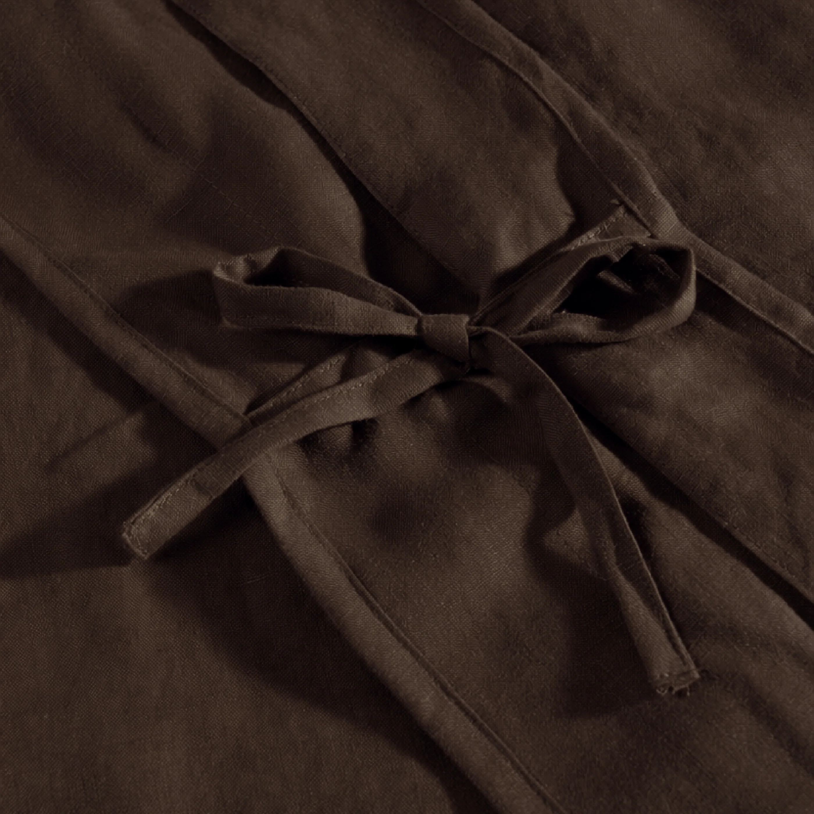 Chocolate French Linen Bedding and Bed Sheets - Image 3