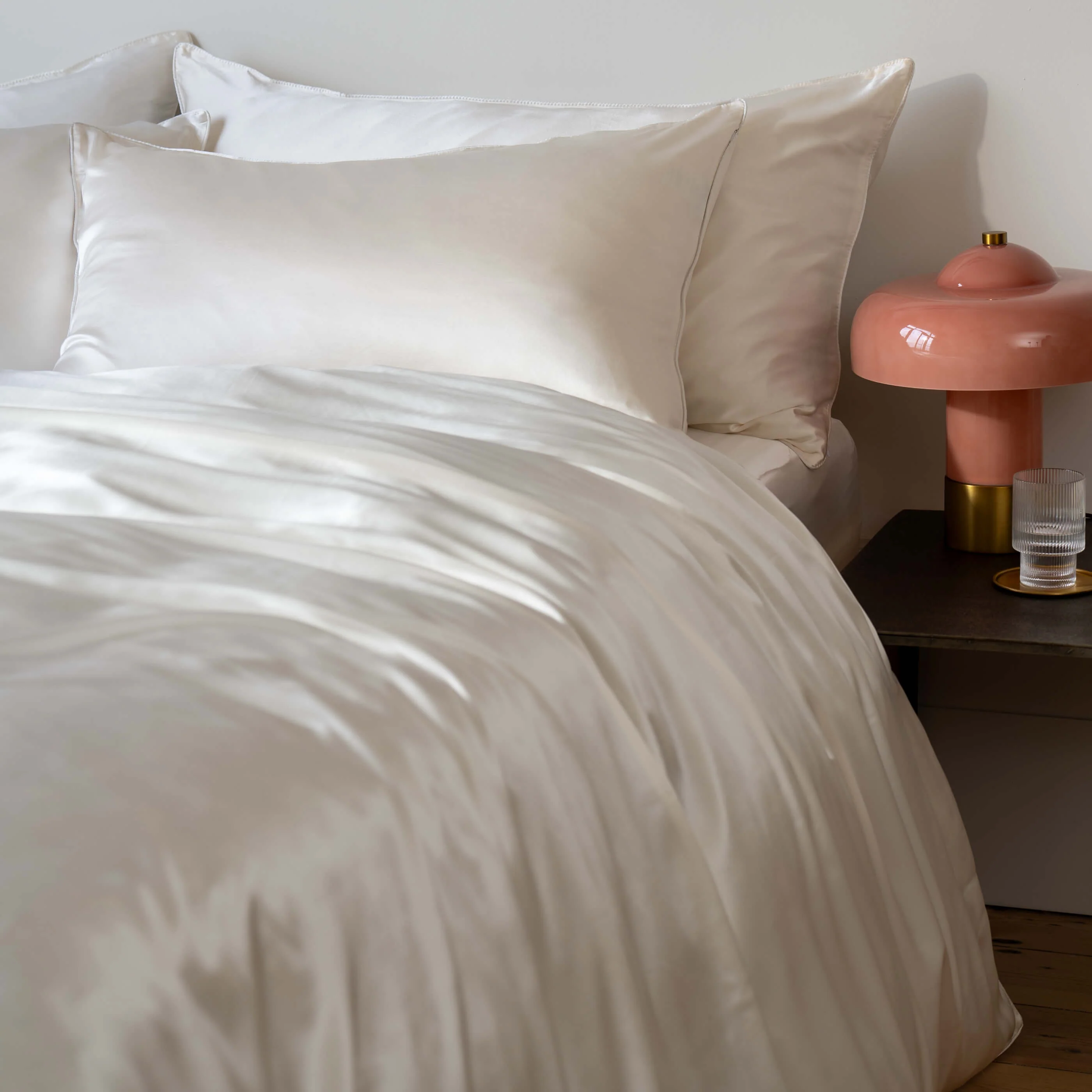 Ivory Mulberry Silk Bed Sets - Image 3