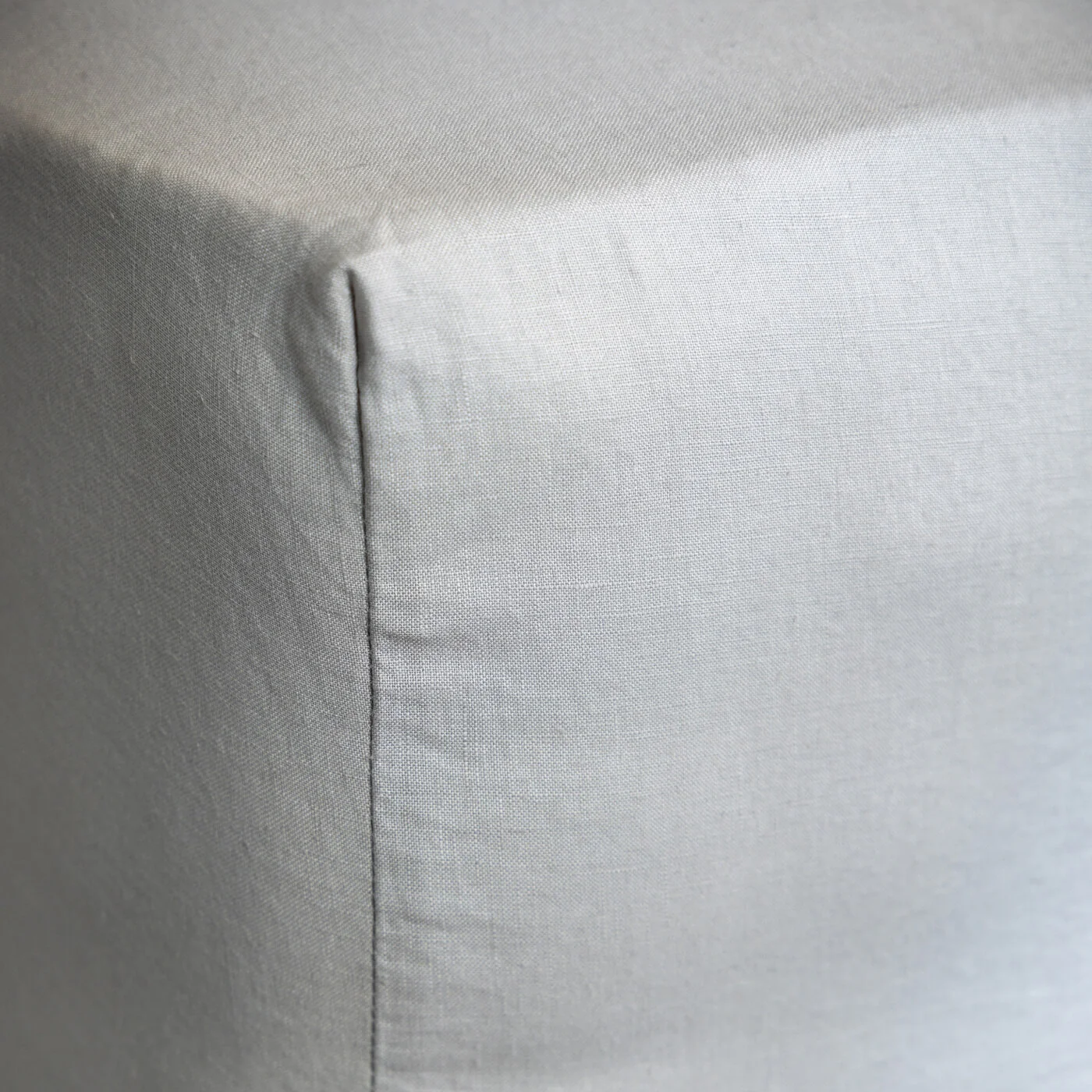 Light Grey French Linen Bed Set - Image 10