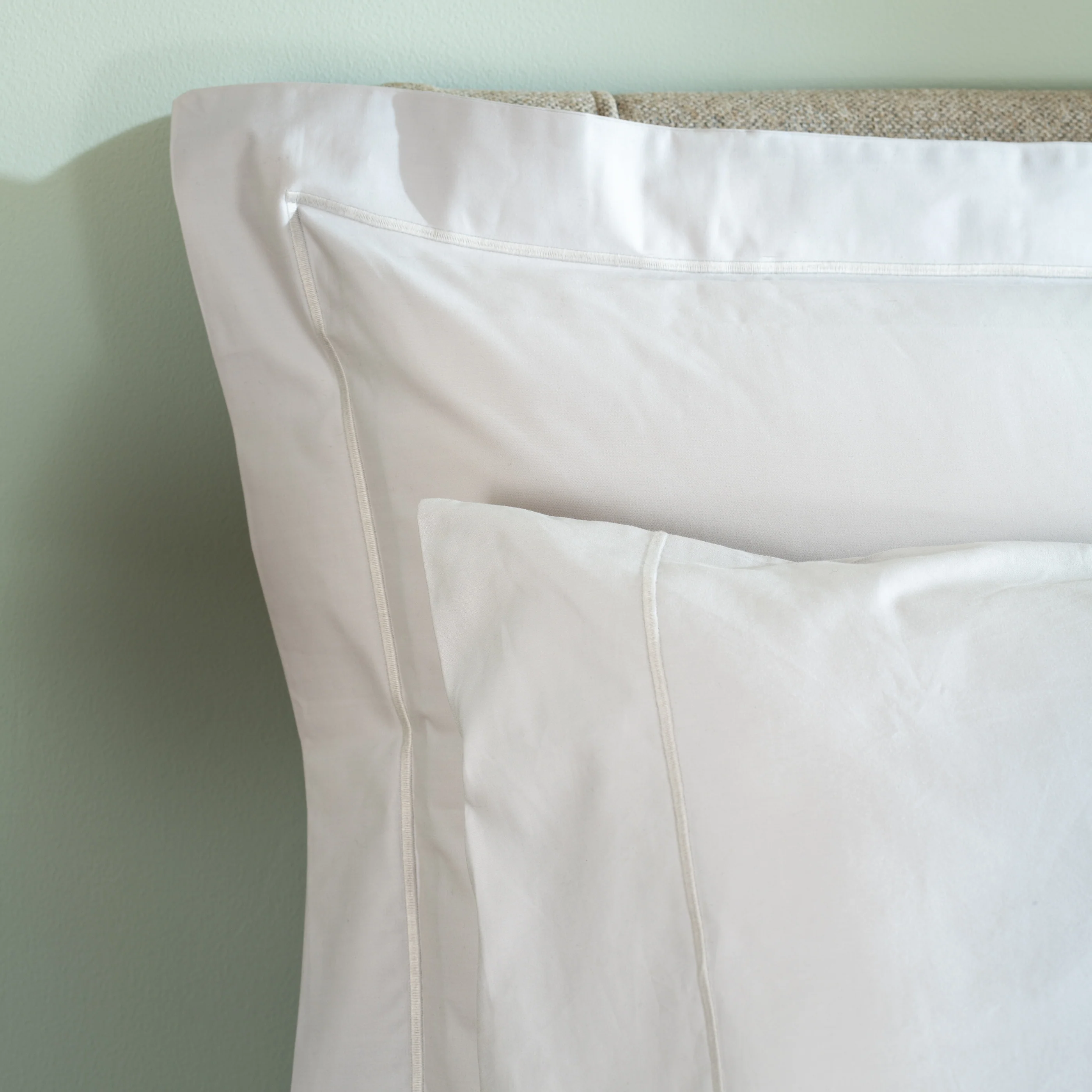 Light Grey 600 Thread Count Egyptian Cotton Super King Bed Set with 40cm Deep Fitted Sheet - Image 3