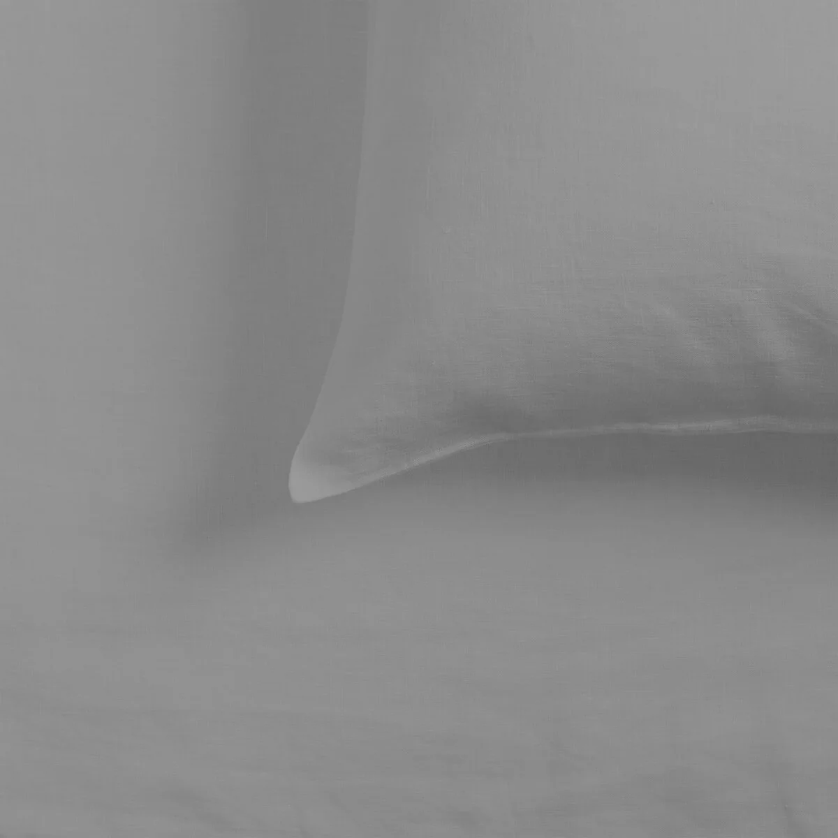 Light Grey French Linen Pillowcases - Image 5