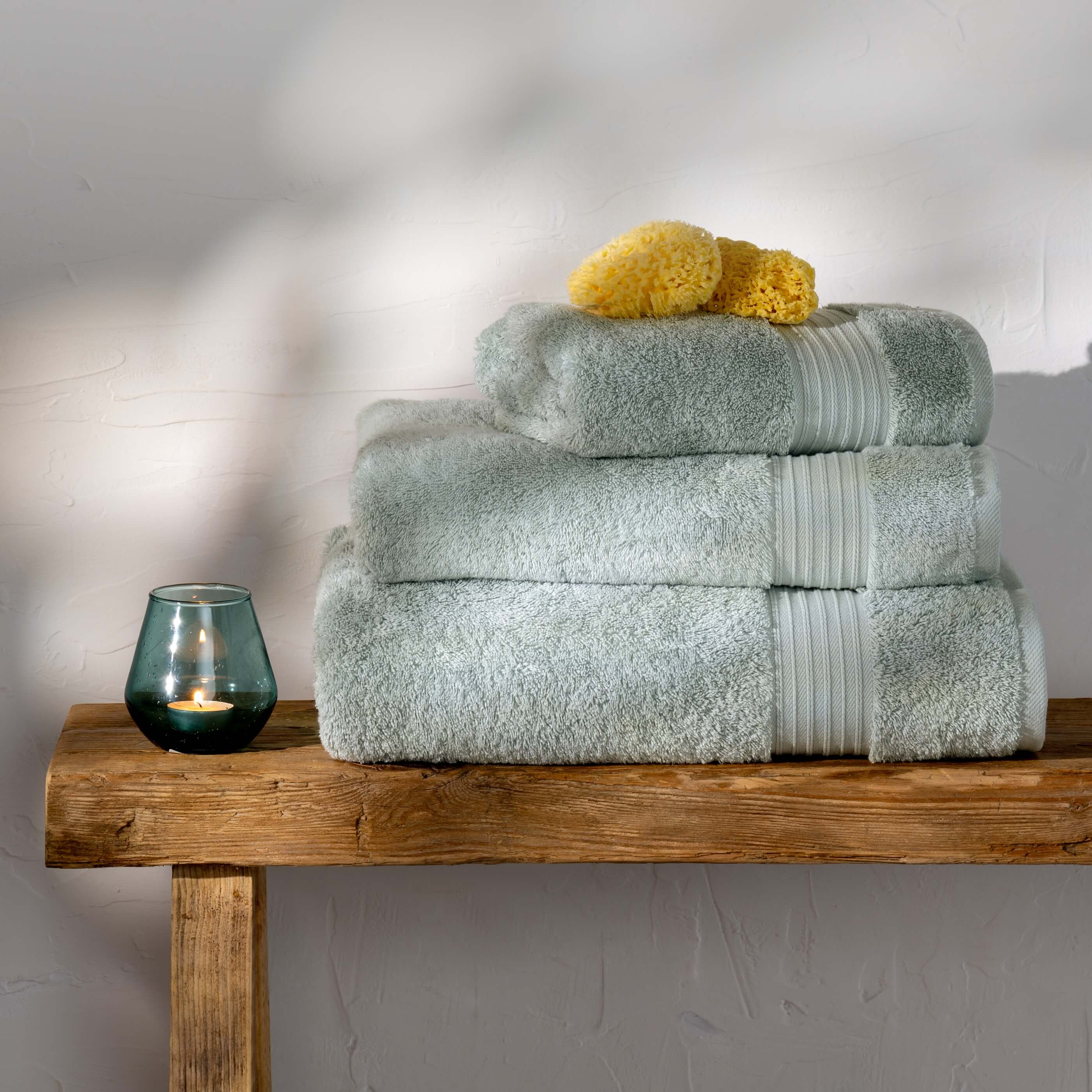 Mineral Blue Egyptian Cotton Bath Sheet