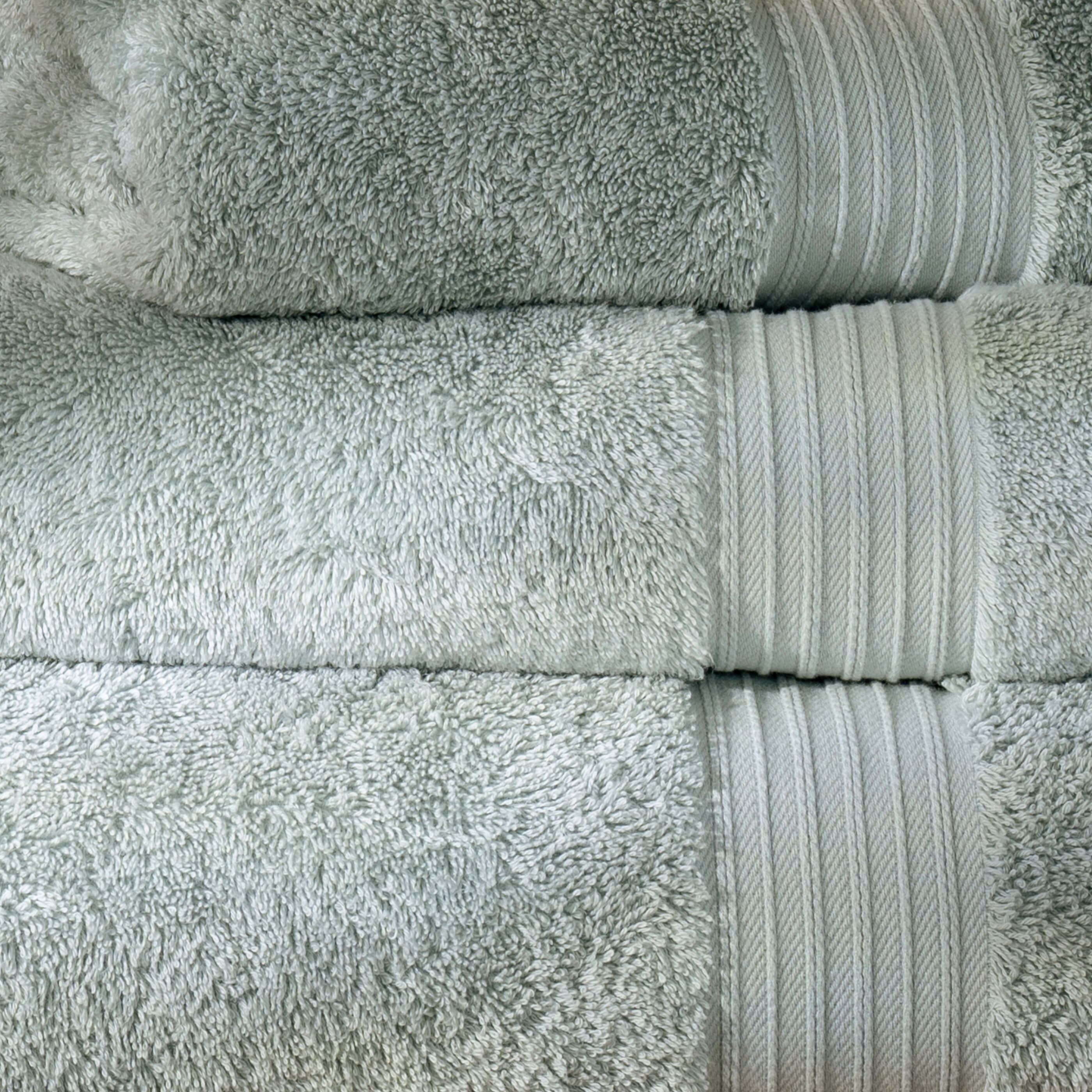 Mineral Blue Egyptian Cotton Bath Sheet - Image 3