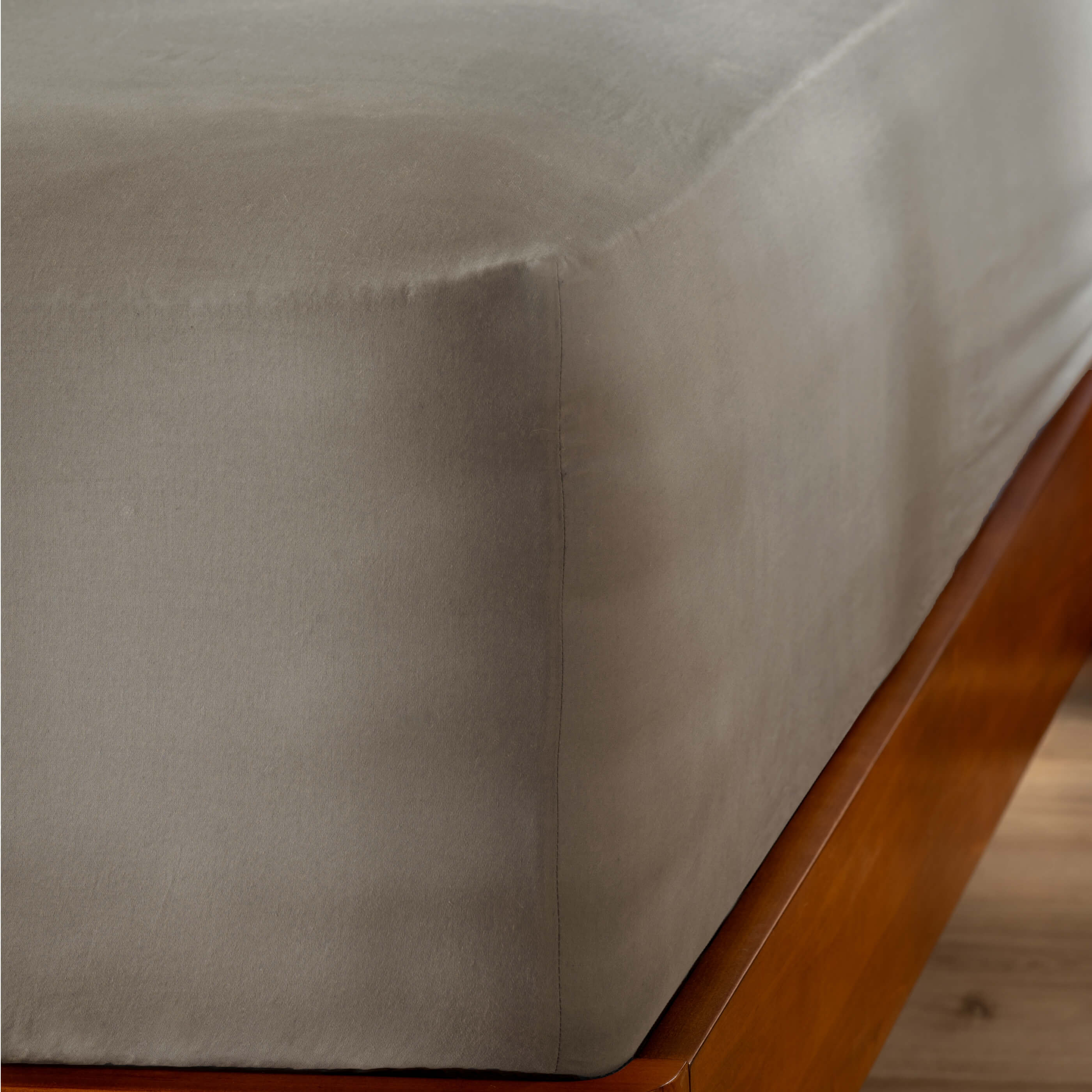 Mocha Stonewashed Cotton Bedding & Sheets - Image 6