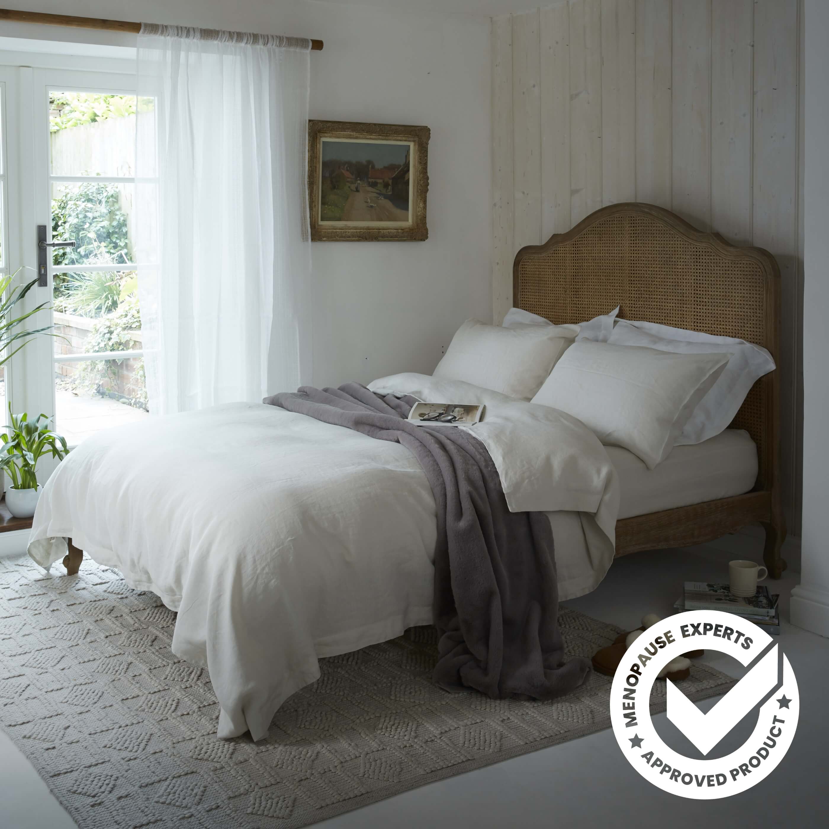 Natural French Linen Bed Set - Image 7