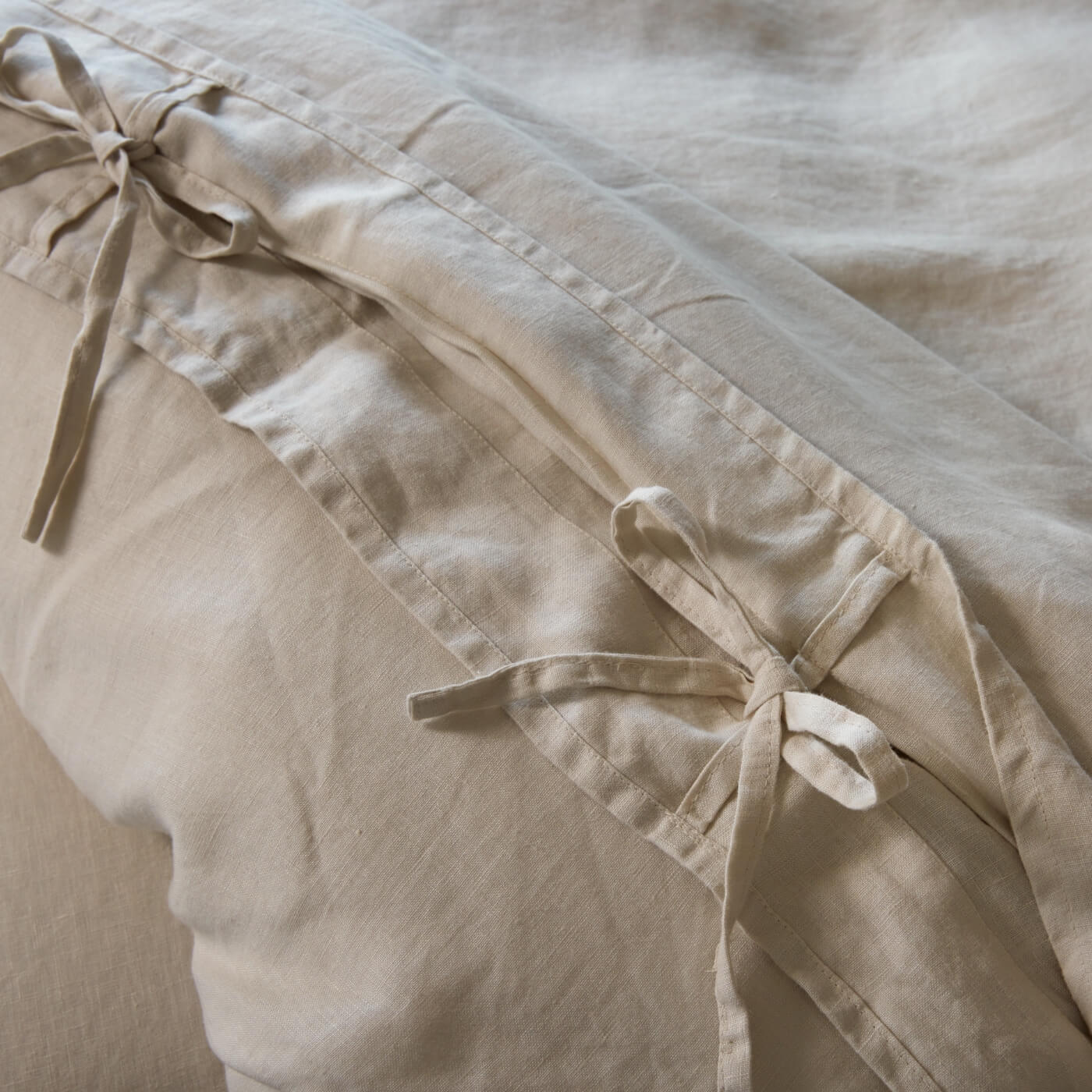 Natural French Linen Pillowcases - Image 4