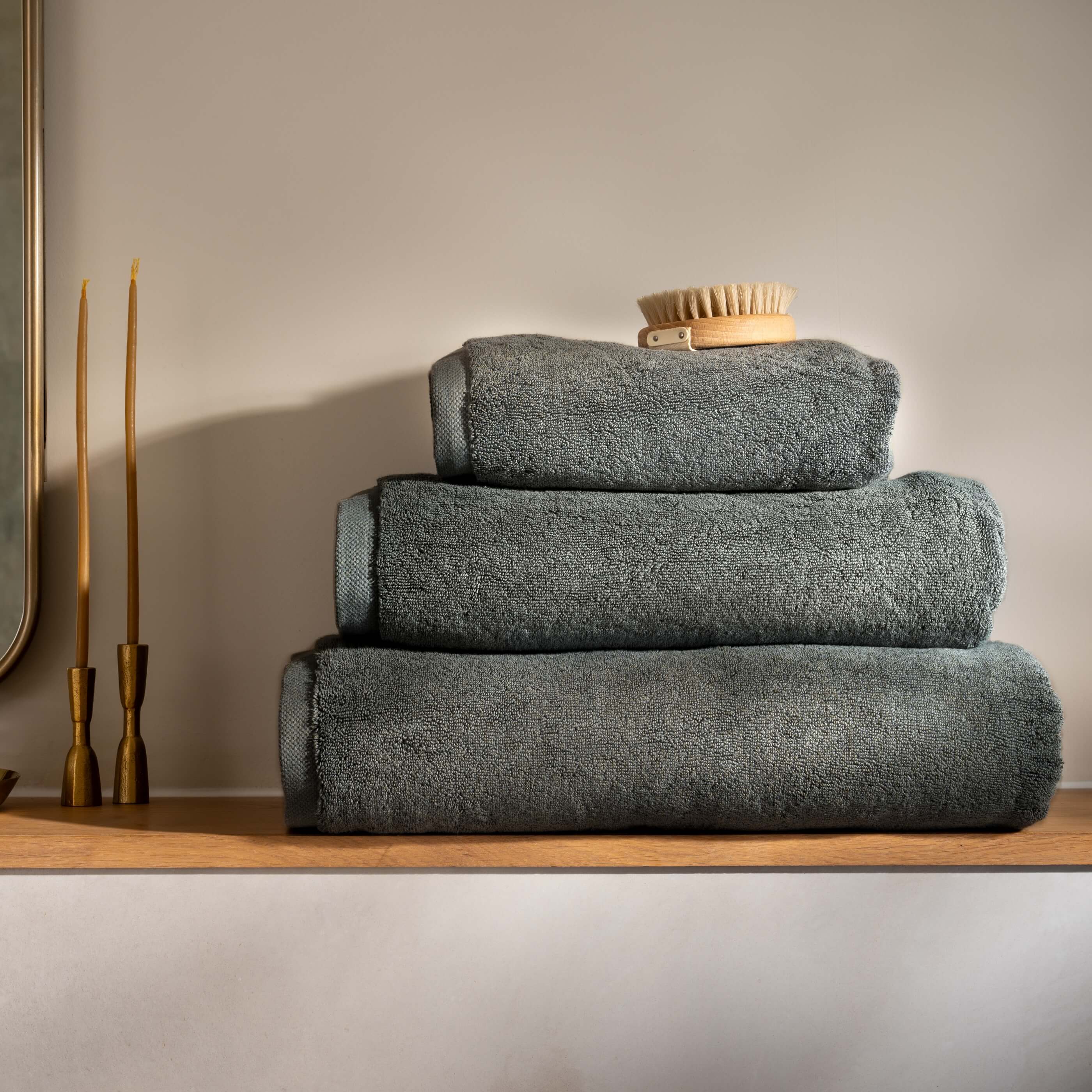 Smoke Supima Cotton Bath Sheet - Image 2