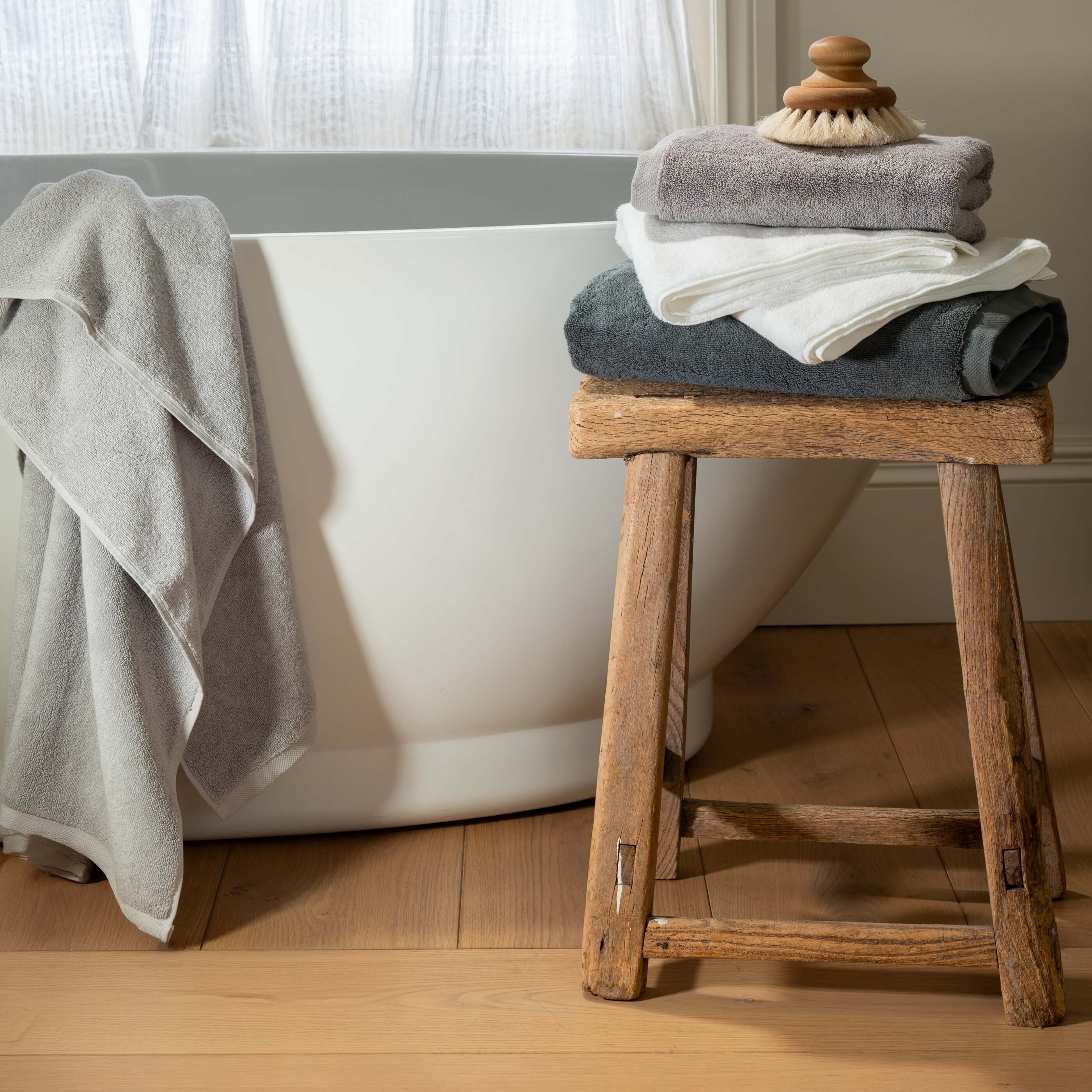 Stone Supima Cotton Bath Towel - Image 4