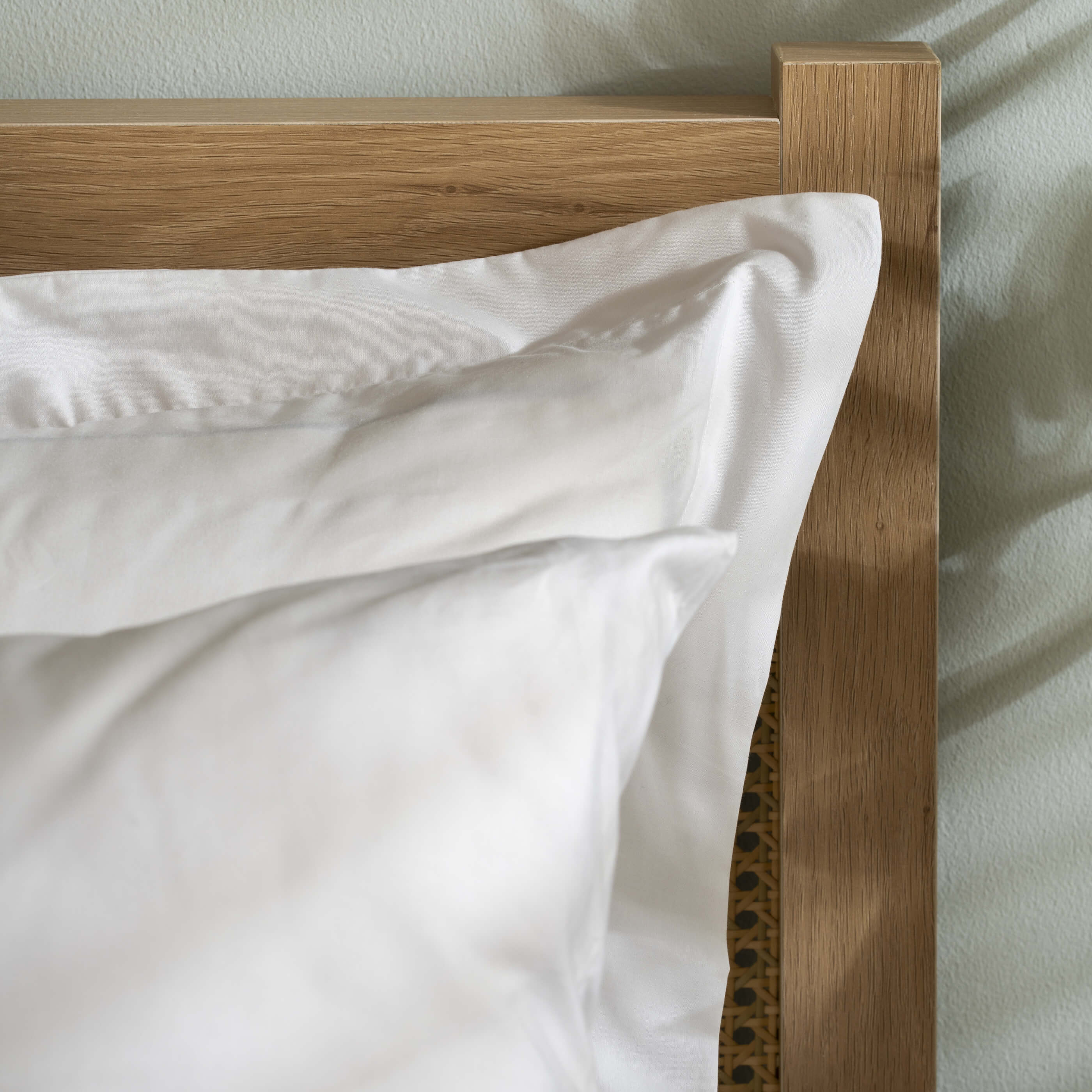 White 200 Thread Count Organic Cotton Duvet Cover - Image 8