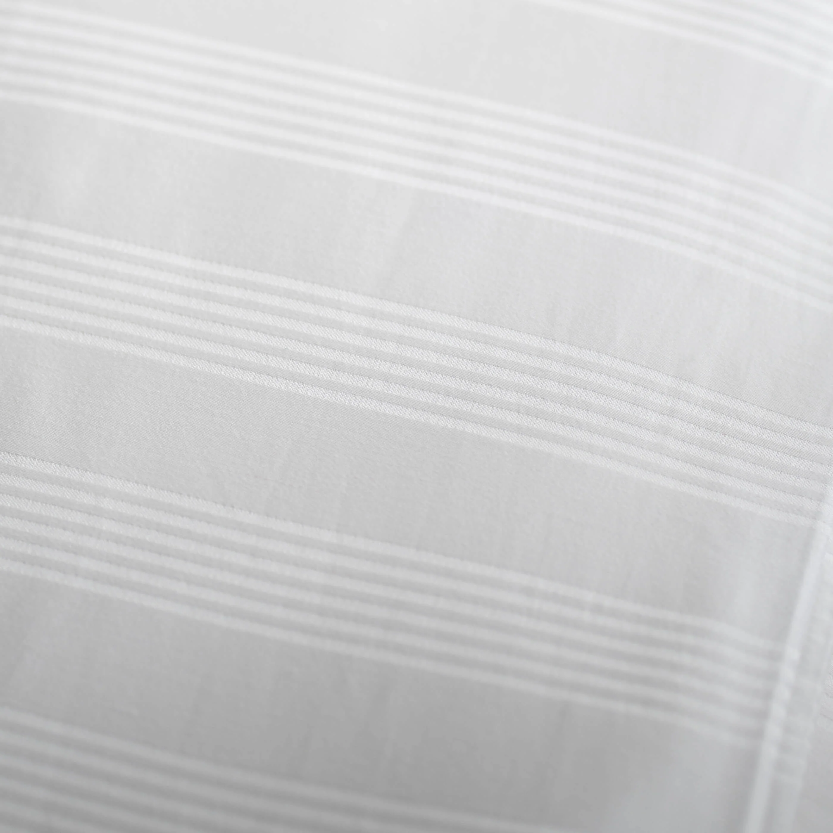 White 400 Thread Count Cotton Stripe 40cm Deep Fitted Sheets - Image 7