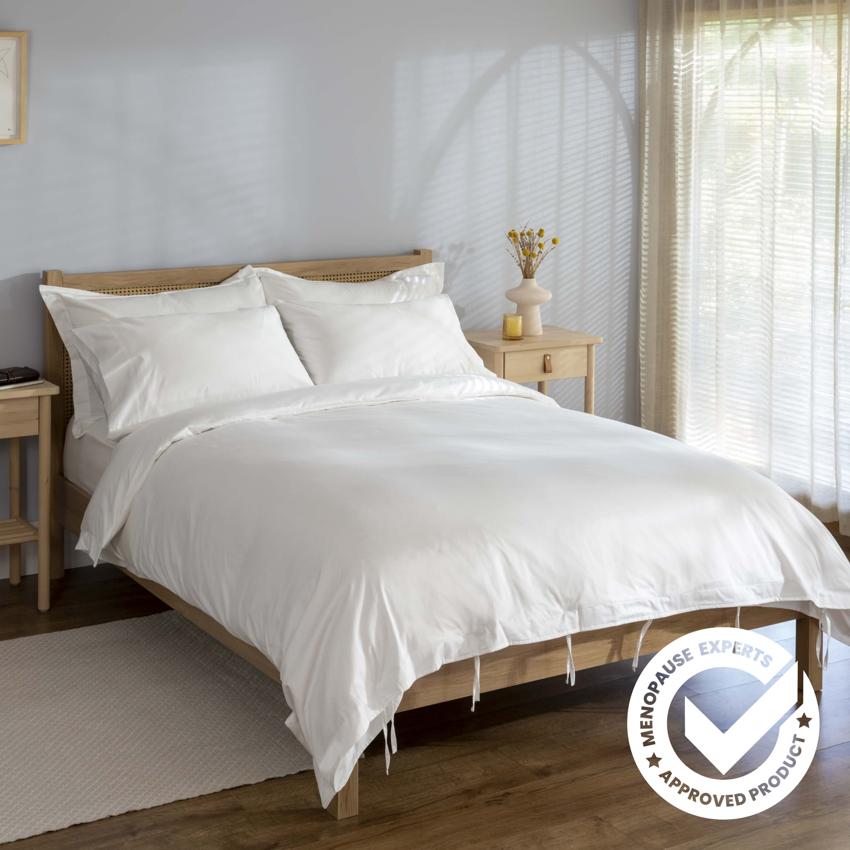 White 500 Thread Count Egyptian Cotton Flat Sheet - Image 6