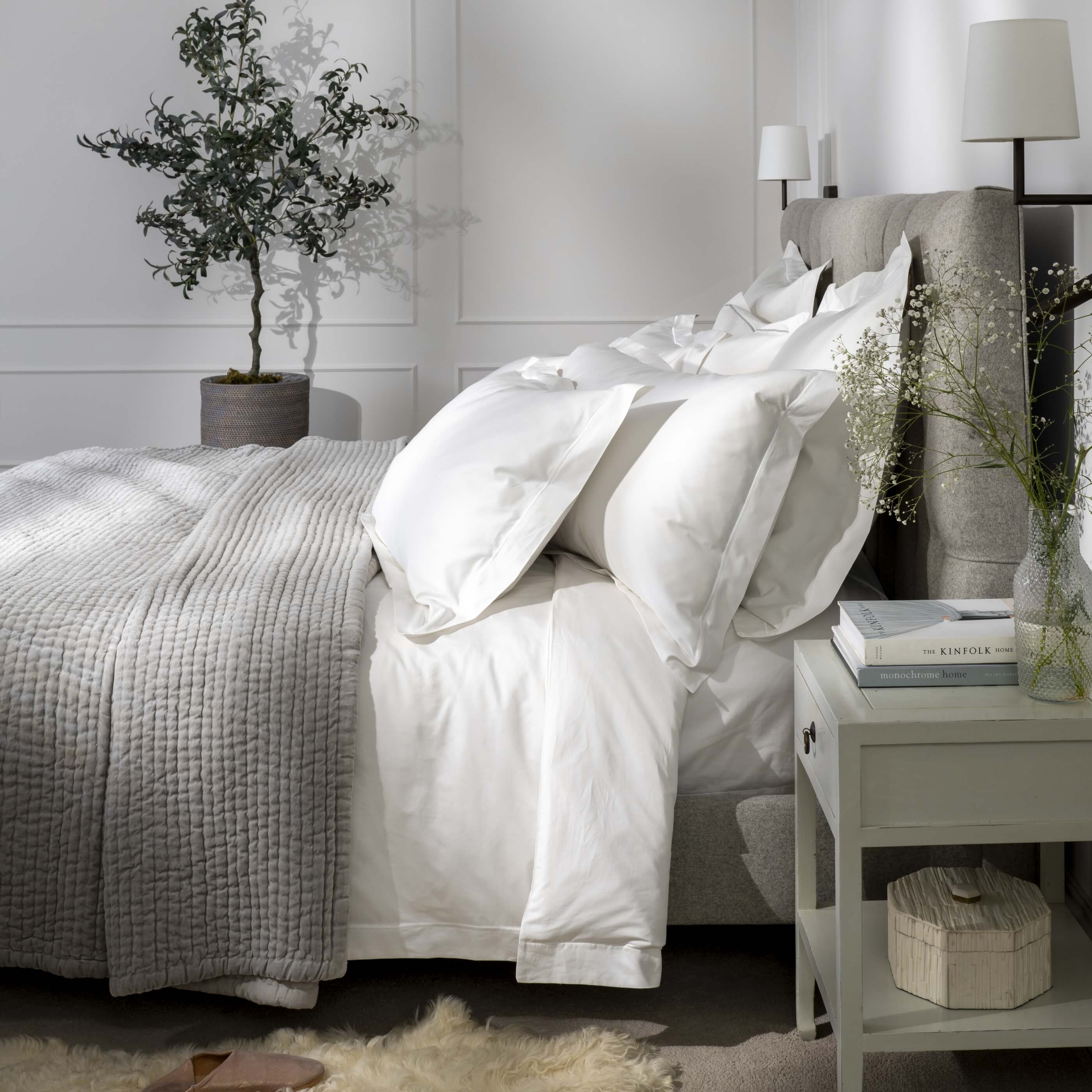 White 600 Thread Count Egyptian Cotton Specialist Size