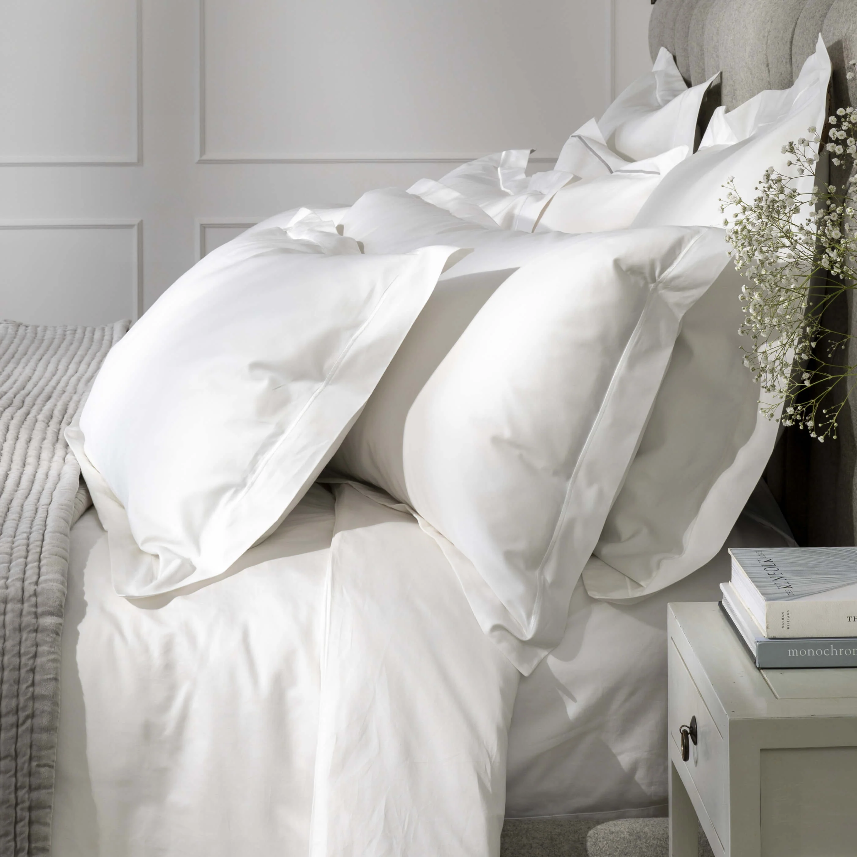 White 600 Thread Count Egyptian Cotton Specialist Size - Image 7