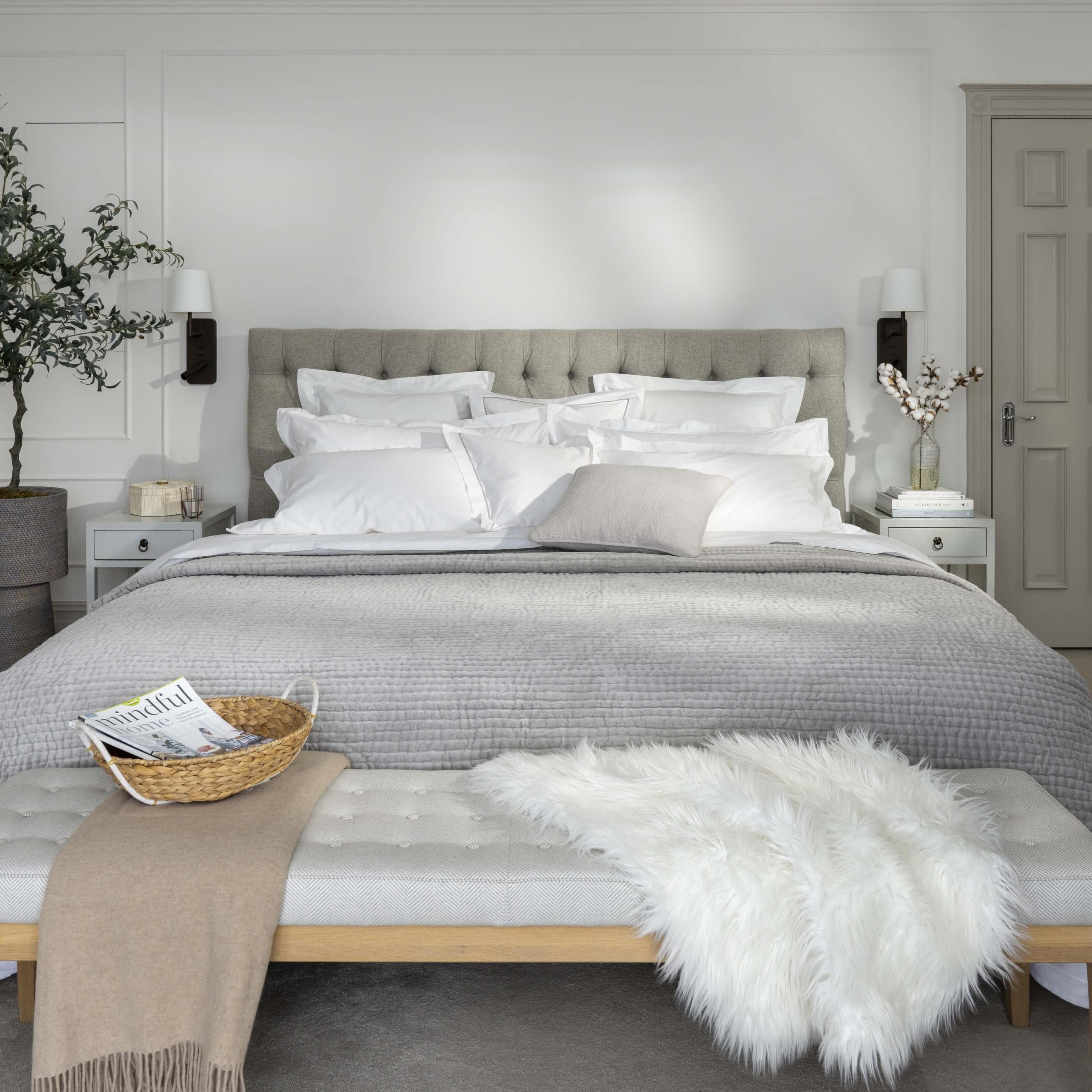White 600 Thread Count Egyptian Cotton Duvet Cover - Image 10