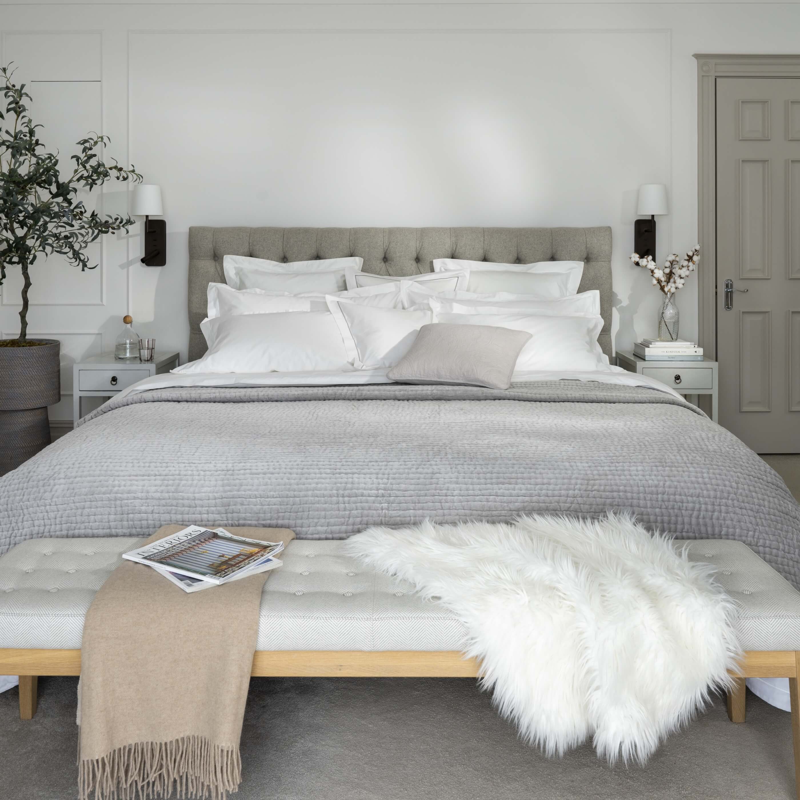 White 600 Thread Count Egyptian Cotton Duvet Cover - Image 18