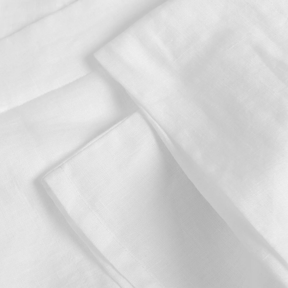 White French Linen Flat Sheet - Image 3