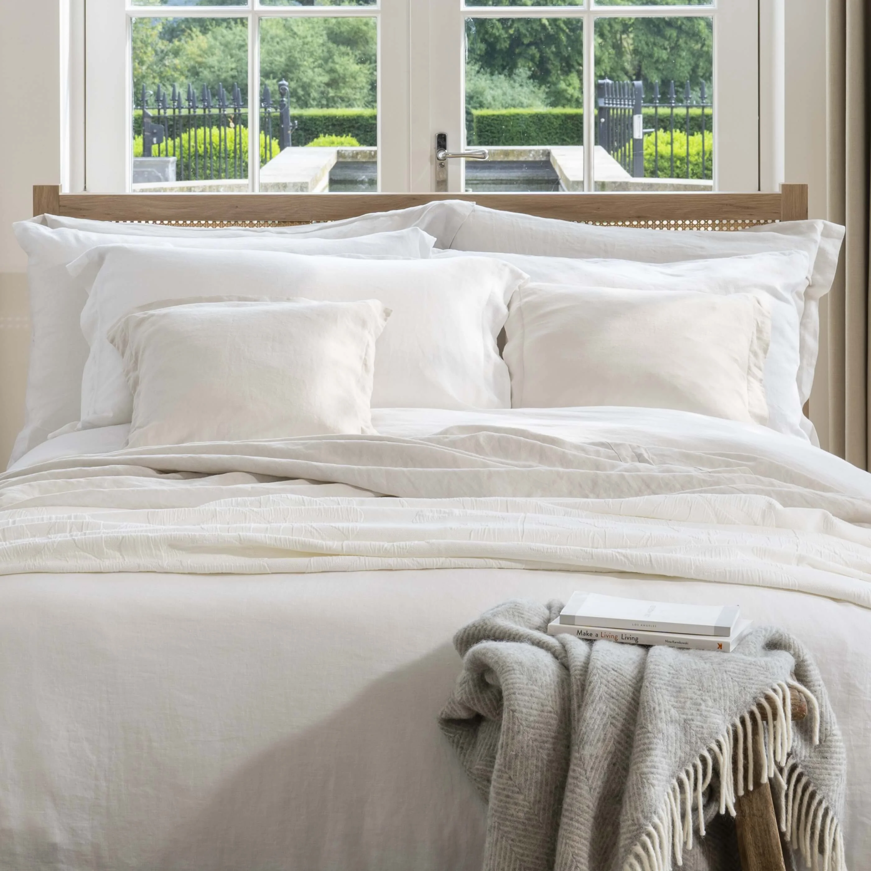 White French Linen Flat Sheet - Image 4