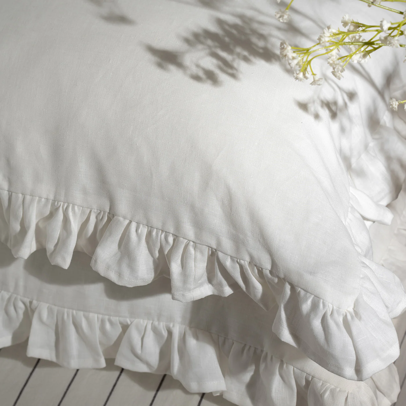 White French Linen Pillowcases - Image 9