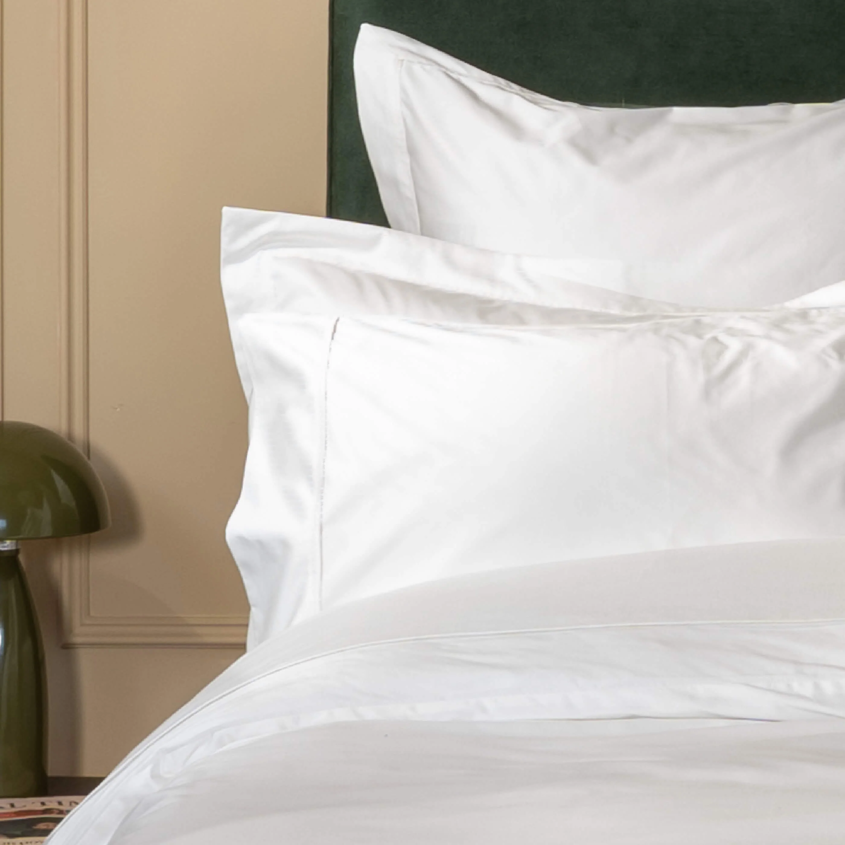 White Supima Cotton 1000 Thread Count Flat Sheet - Image 4