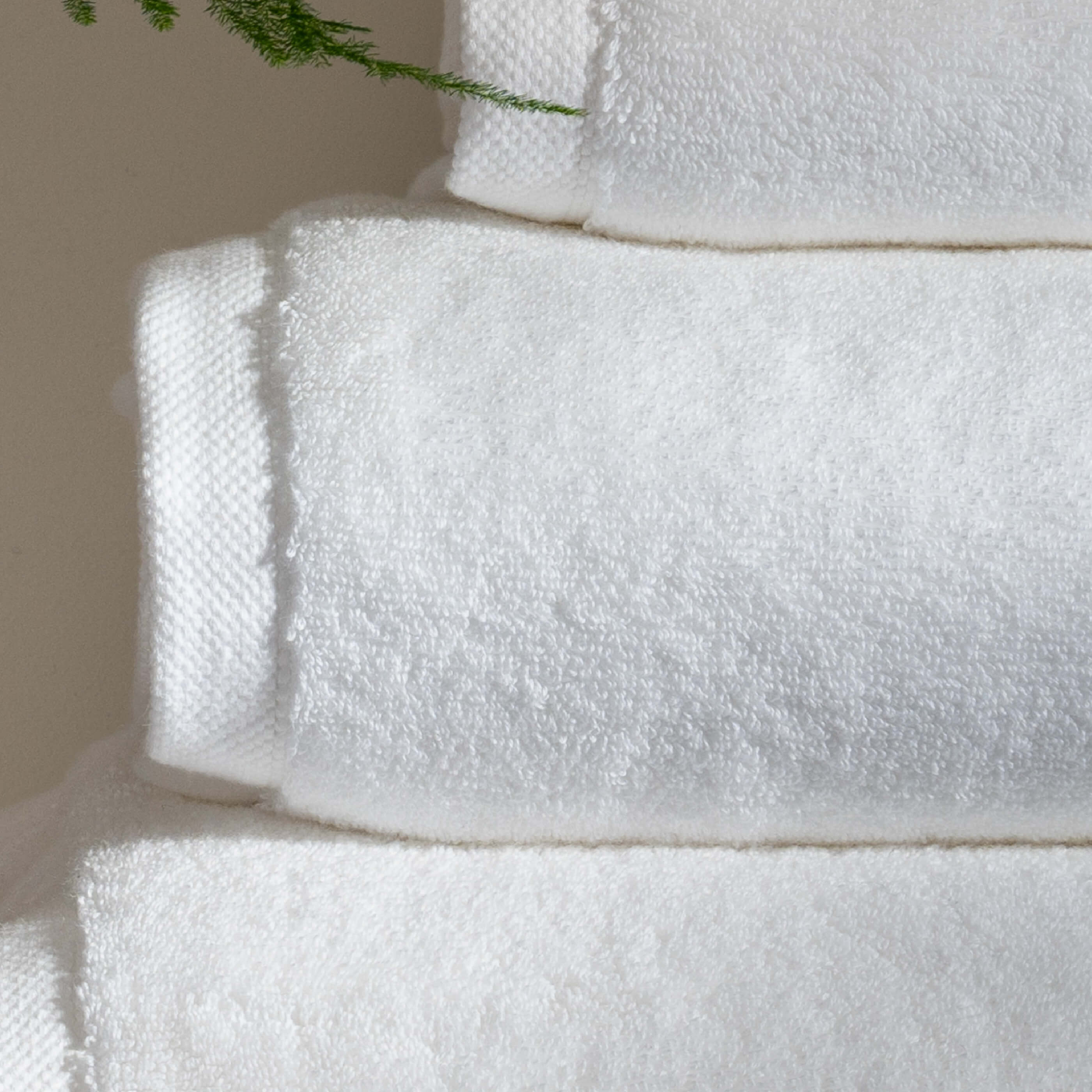 White Supima Cotton Hand Towel - Image 3